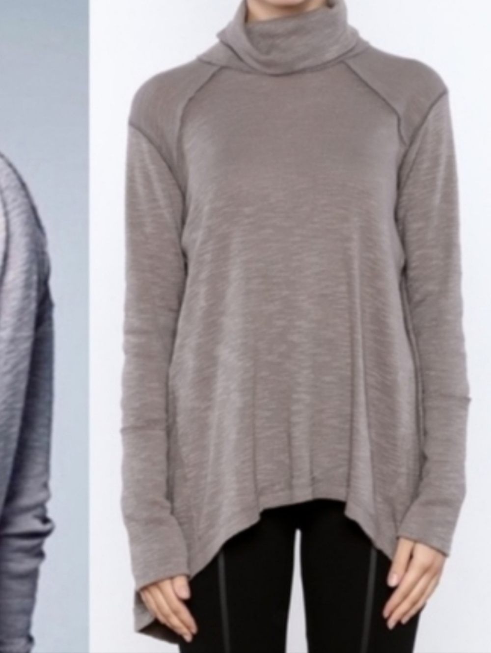 Free People Split Back Pullover Thermal Top Size Women's Small